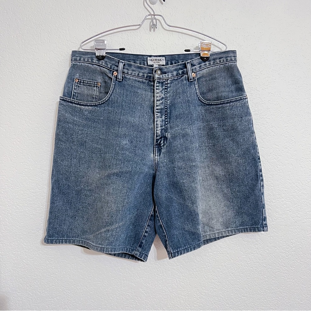 Men’s Vintage Guess Denim Jean Shorts size 34 100% Cotton